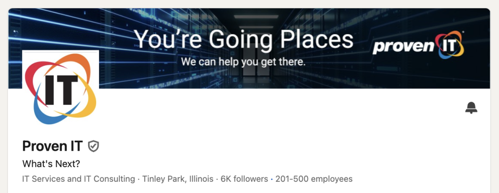 Proven IT LinkedIn Company Rebrand